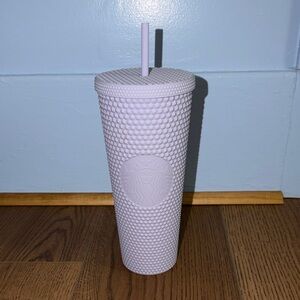 NWT Starbucks Lilac Soft Touch Studded Tumbler 24 OZ Holiday 2021